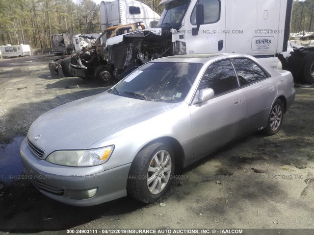 JT8BF28G215105291 - 2001 LEXUS ES 300 GRAY photo 2