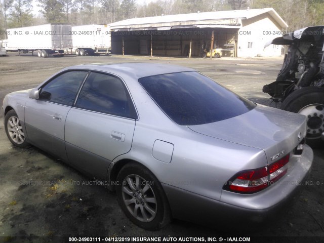 JT8BF28G215105291 - 2001 LEXUS ES 300 GRAY photo 3