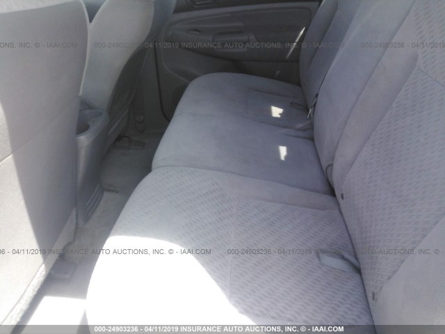 3TMJU4GNXBM124388 - 2011 TOYOTA TACOMA DOUBLE CAB PRERUNNER SILVER photo 8