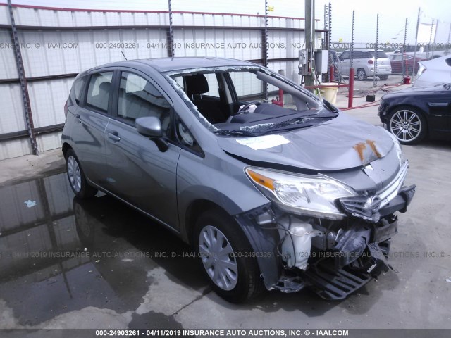 3N1CE2CPXFL406627 - 2015 NISSAN VERSA NOTE S/S PLUS/SV/SL/SR SILVER photo 1