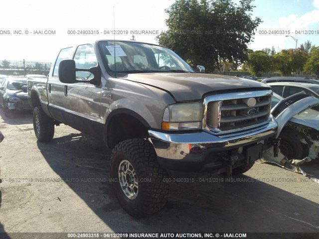 1FTSW31P63ED51443 - 2003 FORD F350 SRW SUPER DUTY GOLD photo 1