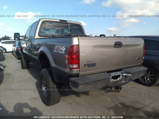 1FTSW31P63ED51443 - 2003 FORD F350 SRW SUPER DUTY GOLD photo 3