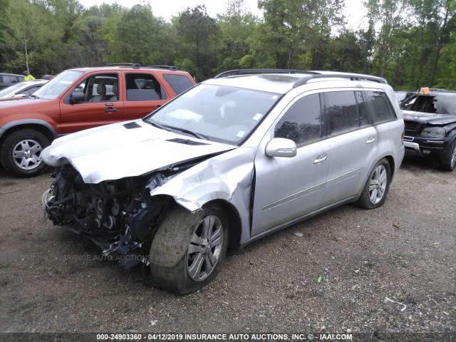 4JGBF71E67A241443 - 2007 MERCEDES-BENZ GL 450 4MATIC SILVER photo 2