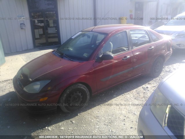 1FAFP33P33W114257 - 2003 FORD FOCUS LX RED photo 2