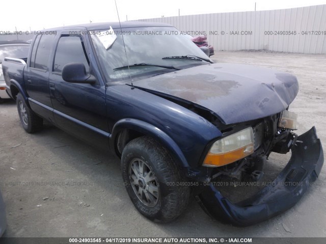 1GTDT13W62K130550 - 2002 GMC SONOMA BLUE photo 1