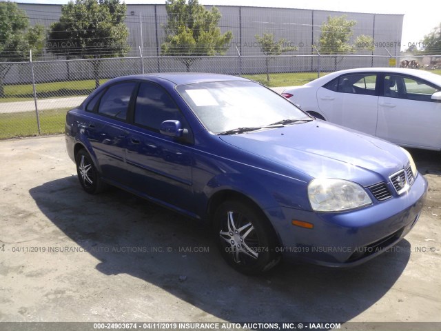 KL5JD56Z15K108687 - 2005 SUZUKI FORENZA S BLUE photo 1