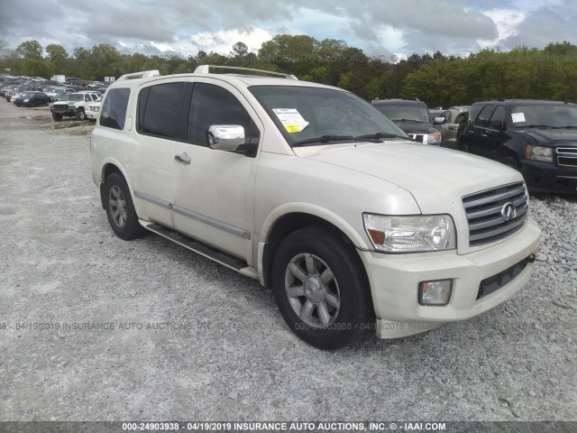 5N3AA08C06N810405 - 2006 INFINITI QX56 WHITE photo 1