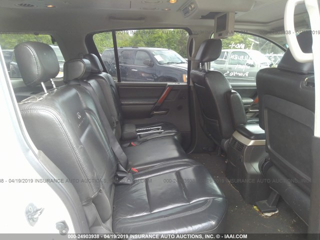 5N3AA08C06N810405 - 2006 INFINITI QX56 WHITE photo 8