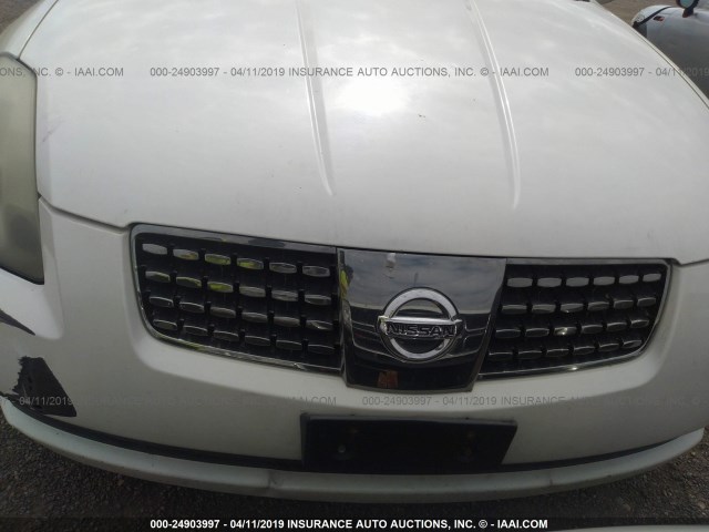 1N4BA41E35C860428 - 2005 NISSAN MAXIMA SE/SL WHITE photo 6