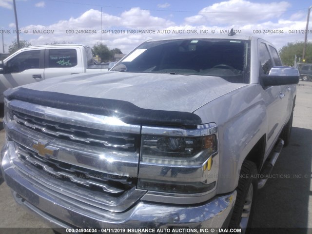 3GCUKSEC0HG285185 - 2017 CHEVROLET SILVERADO K1500 LTZ SILVER photo 2