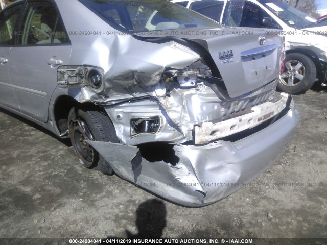 4T1BE32K53U650560 - 2003 TOYOTA CAMRY LE/XLE/SE SILVER photo 6