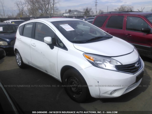 3N1CE2CP6FL415308 - 2015 NISSAN VERSA NOTE S/S PLUS/SV/SL/SR WHITE photo 1