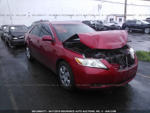 4T1BE46KX7U132286 - 2007 TOYOTA CAMRY NEW GENERAT CE/LE/XLE/SE RED photo 1