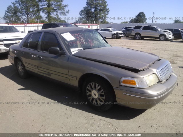 2FAFP74WX4X124349 - 2004 FORD CROWN VICTORIA LX TAN photo 1