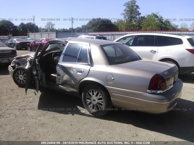 2FAFP74WX4X124349 - 2004 FORD CROWN VICTORIA LX TAN photo 3