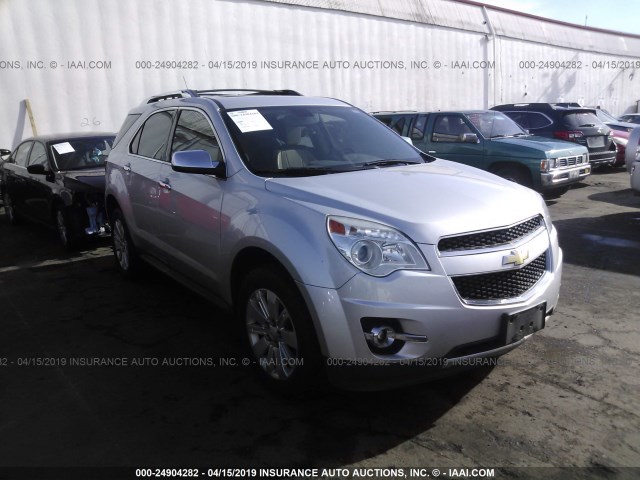 2CNFLGEY5A6266921 - 2010 CHEVROLET EQUINOX LTZ SILVER photo 1