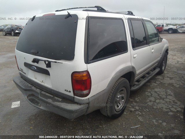 1FMZU62X7YZA71501 - 2000 FORD EXPLORER XLS WHITE photo 4