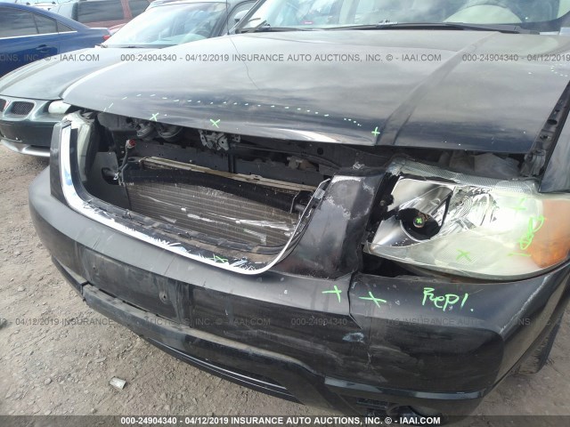 1FMZK06165GA40997 - 2005 FORD FREESTYLE LIMITED BLACK photo 6