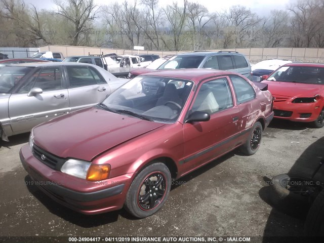 JT2AC52L6V0206746 - 1997 TOYOTA TERCEL CE RED photo 2