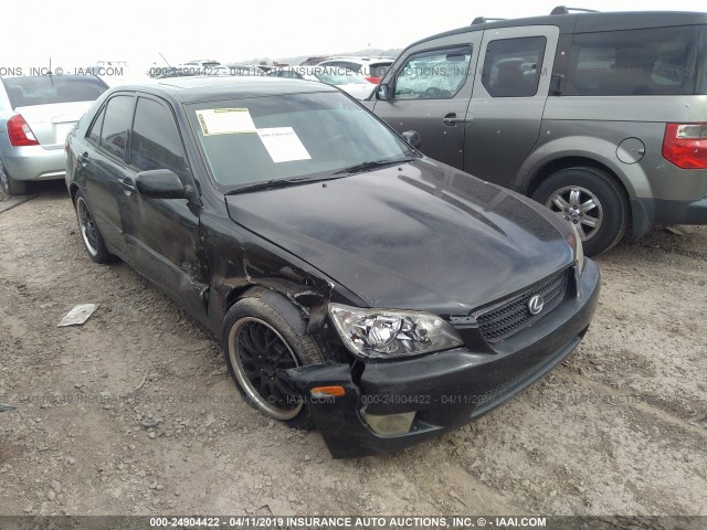 JTHBD192550095930 - 2005 LEXUS IS 300 BLACK photo 1