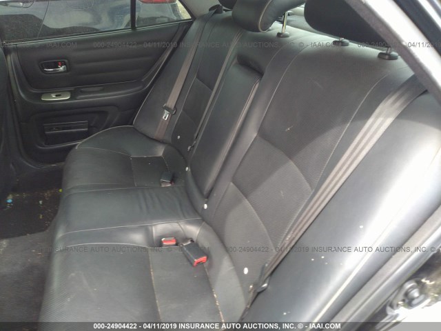 JTHBD192550095930 - 2005 LEXUS IS 300 BLACK photo 8