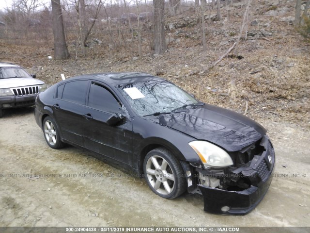 1N4BA41E76C800721 - 2006 NISSAN MAXIMA SE/SL BLACK photo 1