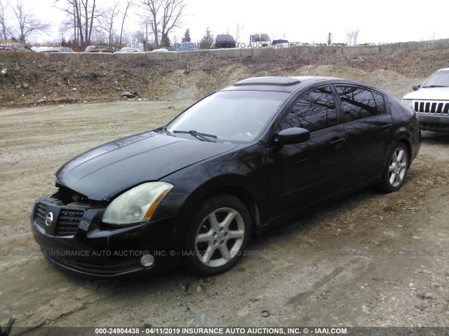 1N4BA41E76C800721 - 2006 NISSAN MAXIMA SE/SL BLACK photo 2