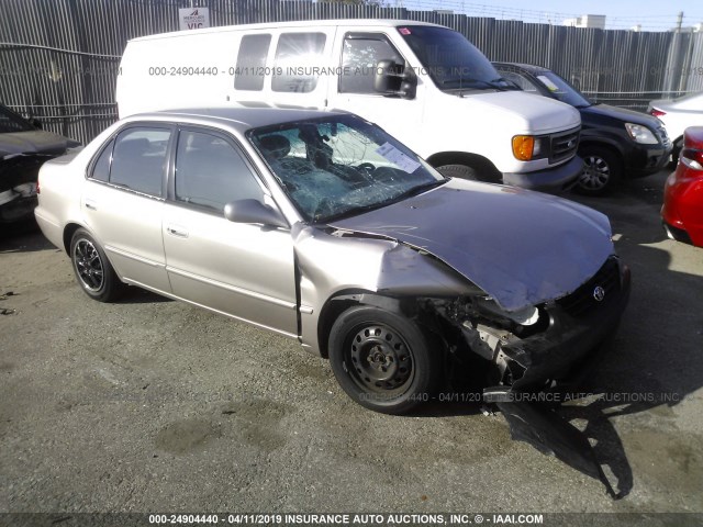 1NXBR12E52Z593049 - 2002 TOYOTA COROLLA CE/LE/S BEIGE photo 1