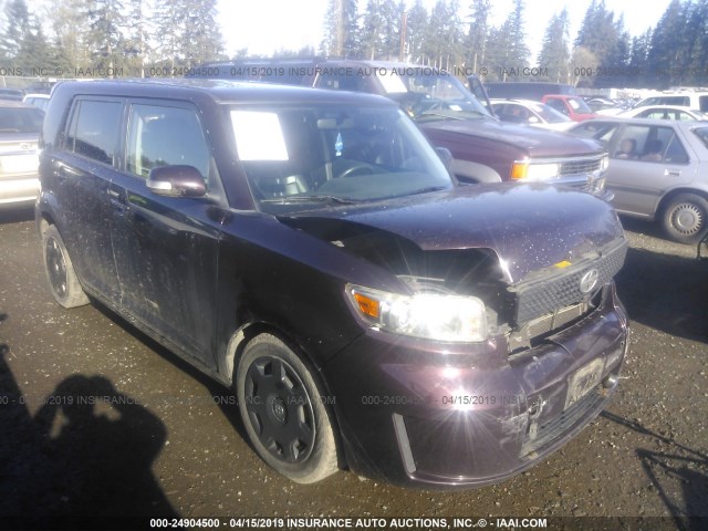 JTLKE50E181015684 - 2008 TOYOTA SCION XB 紫色 照片 1