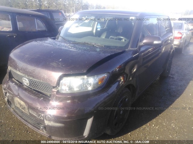 JTLKE50E181015684 - 2008 TOYOTA SCION XB 紫色 照片 2