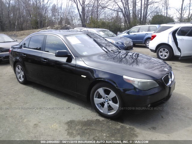 WBANF33567CS39104 - 2007 BMW 525 XI BLACK photo 1