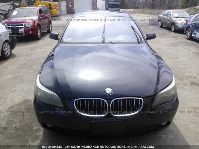 WBANF33567CS39104 - 2007 BMW 525 XI BLACK photo 6