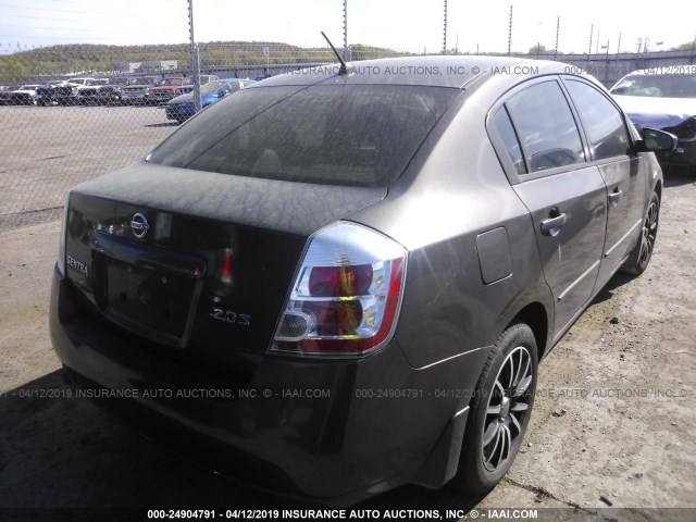 3N1AB61E07L717719 - 2007 NISSAN SENTRA 2.0/2.0S/2.0SL GRAY photo 4