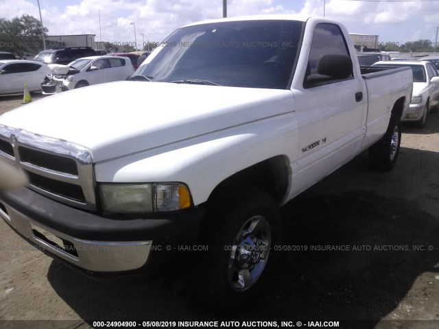 3B7KC26Z82M279604 - 2002 DODGE RAM 2500 WHITE photo 2