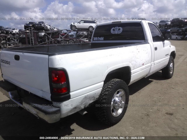 3B7KC26Z82M279604 - 2002 DODGE RAM 2500 WHITE photo 4