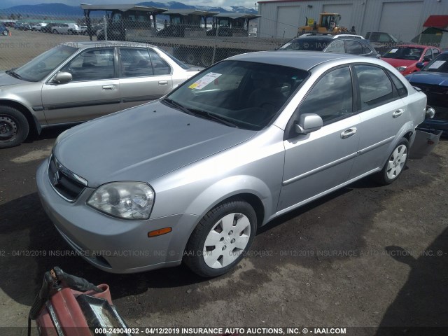 KL5JD56Z46K476329 - 2006 SUZUKI FORENZA SILVER photo 2