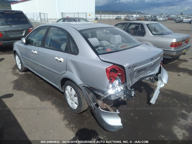 KL5JD56Z46K476329 - 2006 SUZUKI FORENZA SILVER photo 3