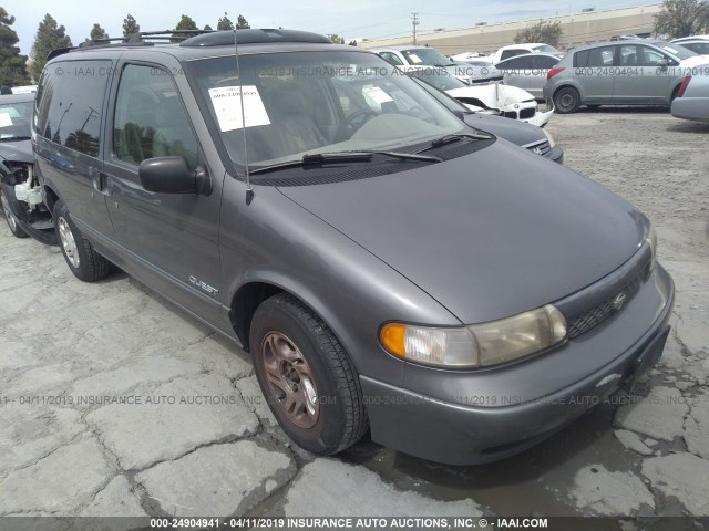 4N2DN11W5TD838465 - 1996 NISSAN QUEST XE/GXE GRAY photo 1