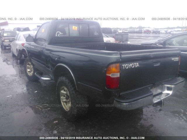 4TANM92NXYZ676076 - 2000 TOYOTA TACOMA PRERUNNER GREEN photo 3