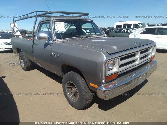 1B7HM06Z8LS733998 - 1990 DODGE W-SERIES W150S GRAY photo 1