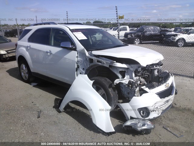 2GNFLHE32F6270275 - 2015 CHEVROLET EQUINOX LTZ WHITE photo 1