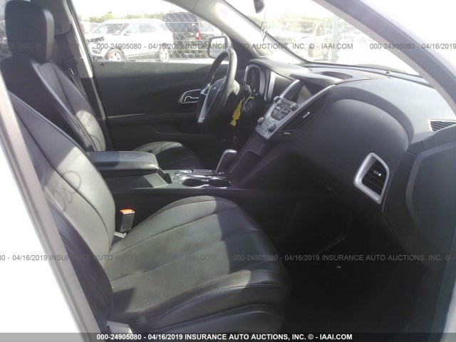 2GNFLHE32F6270275 - 2015 CHEVROLET EQUINOX LTZ WHITE photo 5