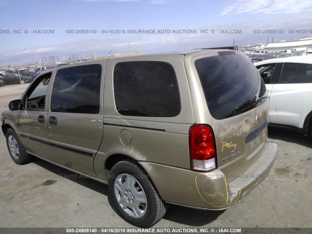 1GNDV23L06D112486 - 2006 CHEVROLET UPLANDER LS TAN photo 3