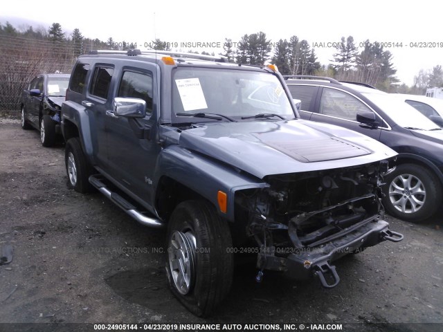 5GTDN136268290592 - 2006 HUMMER H3 GRAY photo 1