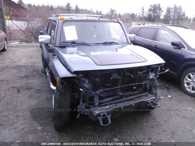 5GTDN136268290592 - 2006 HUMMER H3 GRAY photo 6