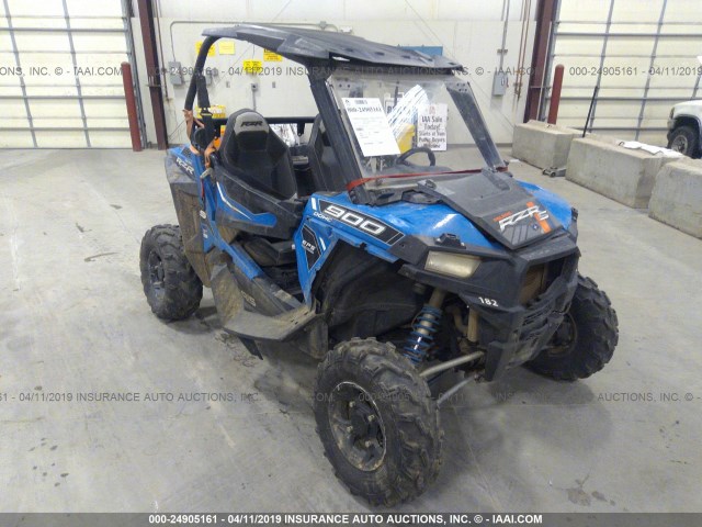 3NSVBE870FF430411 - 2015 POLARIS RZR S 900 EPS BLUE photo 1