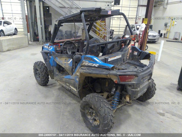 3NSVBE870FF430411 - 2015 POLARIS RZR S 900 EPS BLUE photo 3