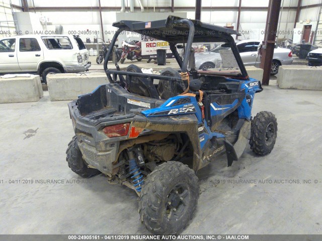 3NSVBE870FF430411 - 2015 POLARIS RZR S 900 EPS BLUE photo 4