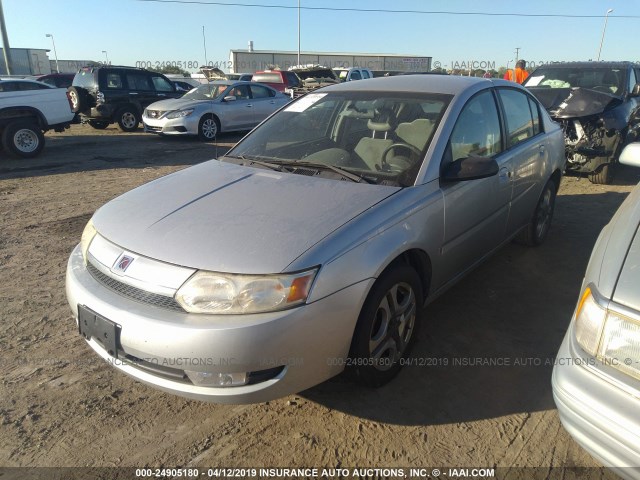 1G8AK52F44Z169415 - 2004 SATURN ION LEVEL 3 SILVER photo 2