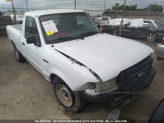 1FTYR10U94PA87069 - 2004 FORD RANGER WHITE photo 1